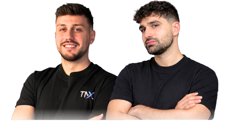 Mihnea Antoce and Albert Enciu, co-founders of TNX